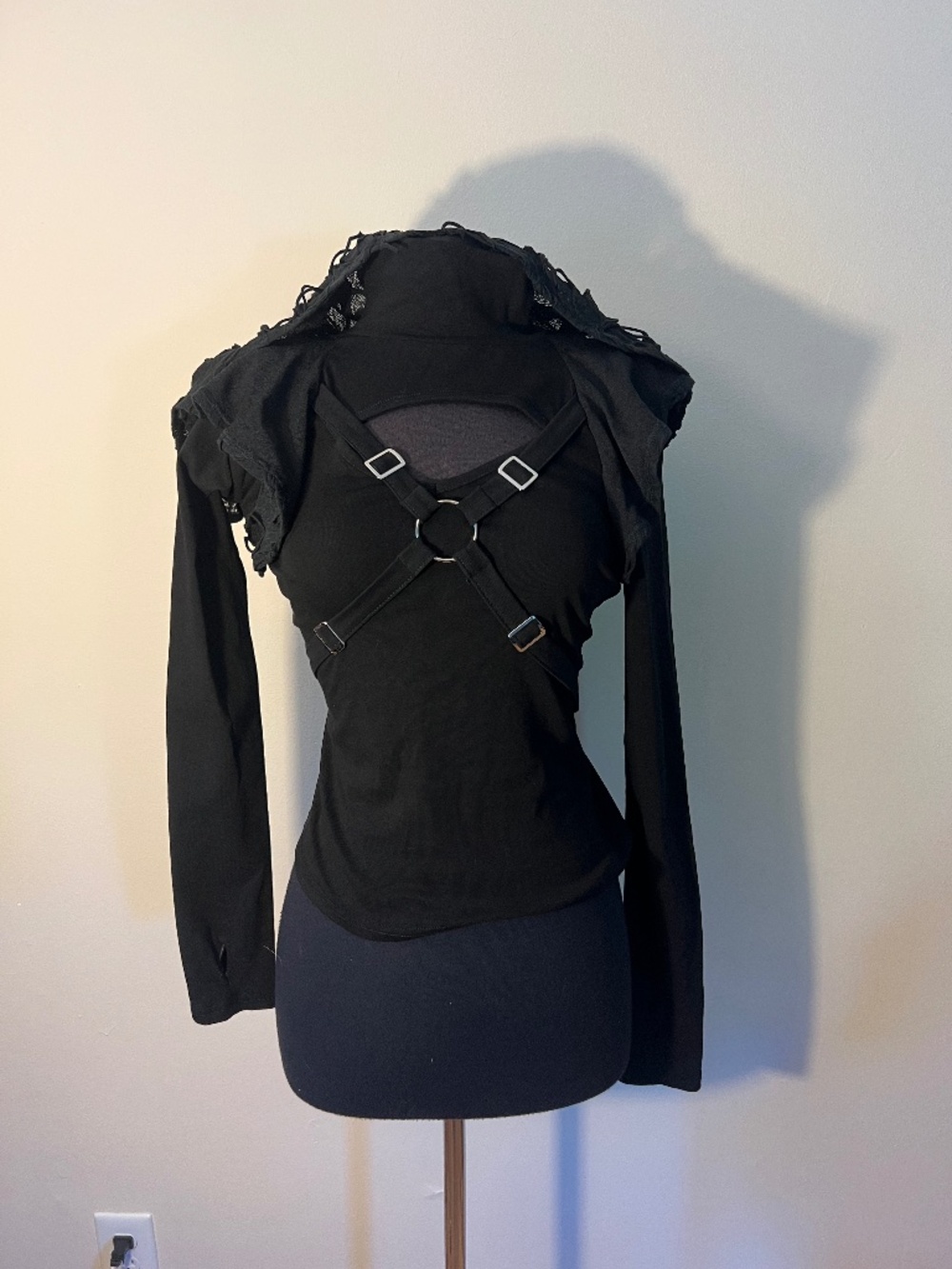 Dark in Love Gothic Hooded Top